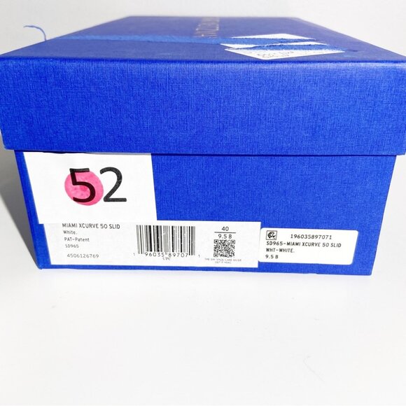 NWT STUART WEITZMAN Miami Xcurve 50 Slide in White - Picture 2 of 8